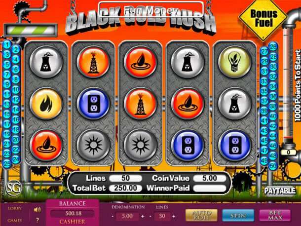 Výherní automat Black Gold Rush od SkillOnNet